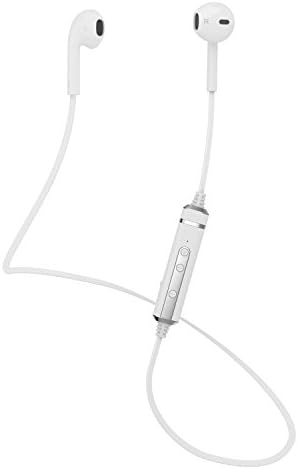 Choosly Wireless Sport Bluetooth headphones, Best Sweatproof Headphones for Running Gym Exercise with Built-in Mic for iPhone 7 / 7 Plus (White)