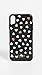 Kate Spade New York Heartbeat iPhone Xs Max Case, Black/White, One Size
