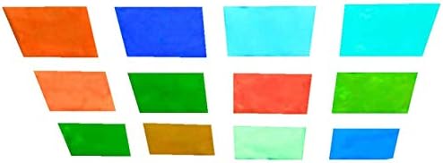 Kiikool 12 Colors (0.53 oz Each) Glow in The Dark Pigment Powder for Slime Luminous Powder Safe Non-Toxic,DIY Slime Supplies Set for Nails,Music Festivals,Resin,Concerts,Halloween,Christmas