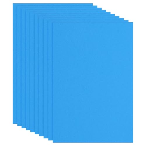 PATIKIL 10 Pcs Sky Blue EVA Foam Sheet, 12 x 8 Inch 2mm Thick Foam Sheets for Crafts DIY Project, 30 x 20cm