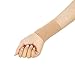 Black/Skin Forearm Tattoo Cover Up Bands Wrist Brace Compression Sleeve for Carpal Tunnel (1 pcs) (XL, Skin)