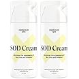 Superoxide Dismutase SOD Anti Aging Cream, Anti Aging Face Cream to Repair Fine Lines & Wrinkles for Smoother, Firmer & Younger Looking Skin, Superoxide Dismutase Face Moisturizer (3.4 oz 2 Pack)