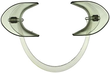 Affordable Dental Products 53LC Large Adult size combination disposable cheek retractor and bite block, Clear (Pack of 10)