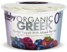 Wallaby Yogurt Company Organic Mixed Berries Greek Nonfat Yogurt, 5.3 Ounce -- 12 per case.