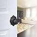Schlage F40 GEO 716 BRK Georgian Door Knob with Brookshire Trim, Bed & Bath Privacy Lock, Aged Bronze
