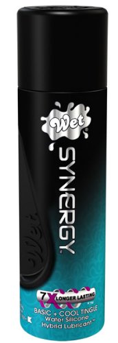 Wet Synergy + Cool Tingle, Cooling Gel Lubricant, 3.3 Ounce