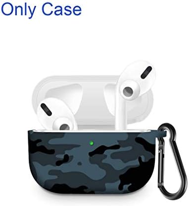 Multicolor Protective Case Silicone Cover Shell with Carabiner for Airpod Pro