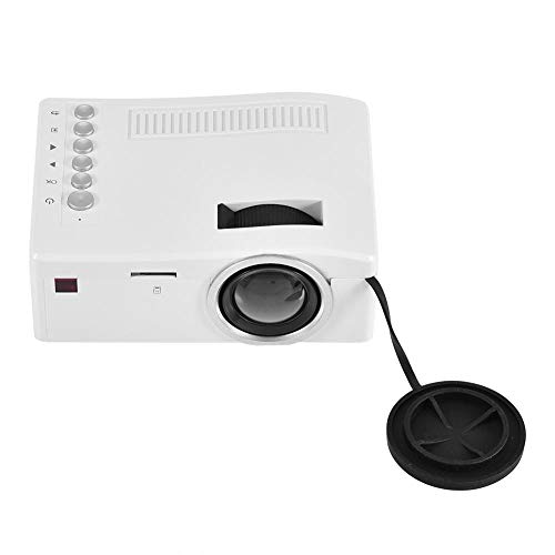Eboxer Mini Portable Home Theater LED Projector 1080P HD HDMI Media Player for Home Theater Support HDMI, AV, USB, Micro SD Input. (White) - Thumbnail 7