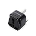 TESSAN Grounded Universal European Travel Plug Adapter USA to UK Travel Prong Adapter Plug Kit for UK (TypeG) - 3 Pack