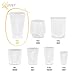 Silipint Silicone Pint Glass, Patented, BPA-Free, Shatter-proof, Unbreakable Silicone Cup Drinkware (Single, Frosted White)
