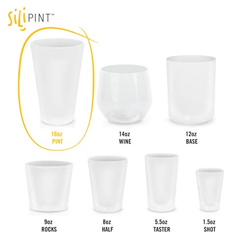 4 Silipint+Silicone+Patented+Shatter+proof+Drinkware