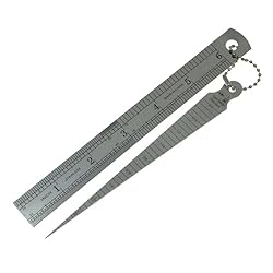 Stainless Taper Gage and Double Sided Ruler
