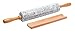 Marble Stone Rolling Pin, 18 inch With Smooth Wooden Handles For Easy Grip And Includes Wooden Cradle