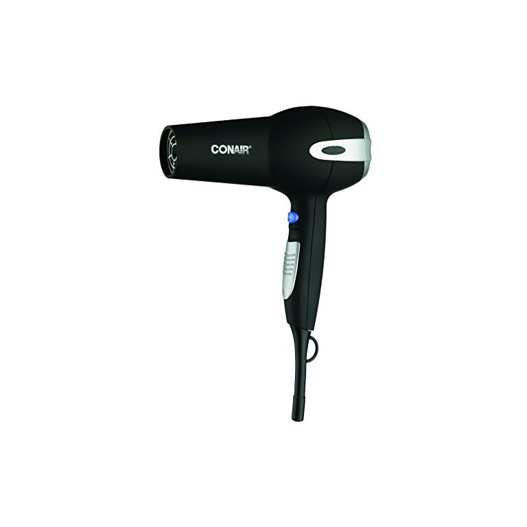 Conair 1875 Watt Ionic Ceramic Hair Dryer, Black