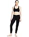 Leveret Women's Fitted Legging Pants 100% Cotton (Size X-Small-X-Large)