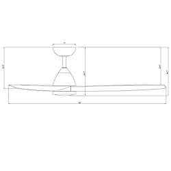 Skylark Indoor and Outdoor 3-Blade 62in Smart