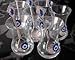 Gurallar Evil Eye Design Turkish Tea Glasses, Set of 6 , Nazar Boncuklu