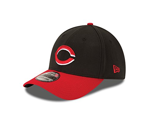 MLB Cincinnati Reds Junior Team Classic Alternative 39Thirty Stretch Fit Cap, Black, Child/Youth