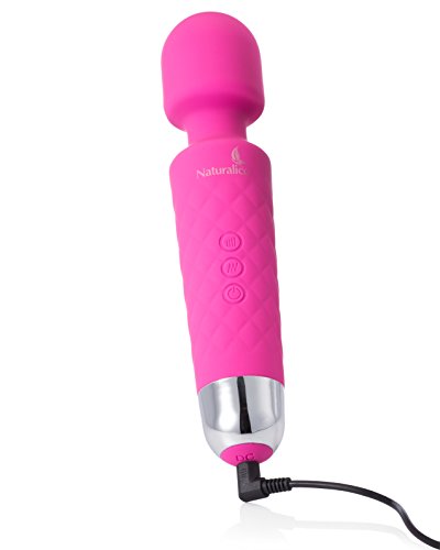 Wireless Mini Wand Massager, Waterproof 20x Multi-Speed Vibrations