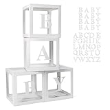 Voircoloria Baby Boxes with 42pcs Letters for Baby