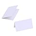 Supla 100 Pcs Table Name Place Cards Blank Place Cards White Table Tent Cards Table Name Tags Table Card Seating Cards -3.5