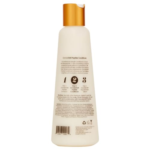 GRANDE COSMETICS GRANDEHAIR PEPTIDE CONDITIONER, 8 FL OZ