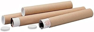 LSM 1125 x 100 mm Postal Tube - Brown (Pack of 5)