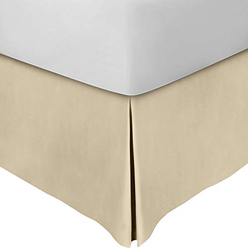 Utopia Bedding Twin Bed Skirt (Beige)