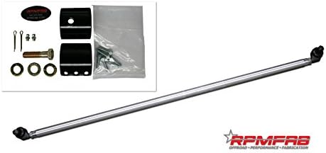 RPMFAB Heavy Duty Aluminum Tie Rod and Clamp for Jeep JK/JKU Wrangler Sahara Rubicon Sport