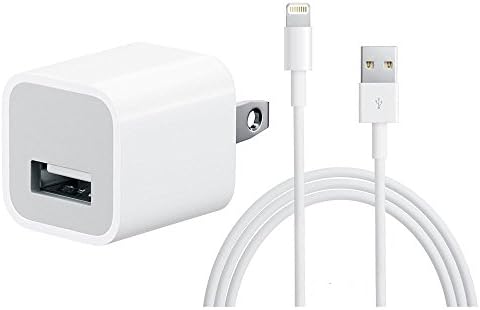 Enticing Apple Charger 2Amp USB Power Adapter Wall Charger and 1M/3ft Apple Certified Lightning To USB Cable for iPhone 5/5c/5s/6/6s/6 Plus