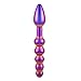 Utimi Butt Plug Anal Plug Glass Anal Beads for Anal Sex and Prostate Massage