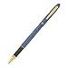 Words Metallic Navy Blue Ceramic Ball Pen - 0.5mm - Writing Color: Black