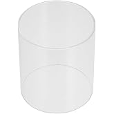 HOOTNEE Hurricane Glass Candle Holders Cylinder Candlestick Holders Sleeve Tube Cover Windproof Design for Home Decor