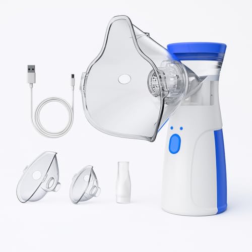 Nebulizador Inalador Ultrassônico Portátil USB Sem Fio Silencioso