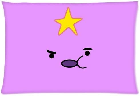 Anime Pillow Covers Custom Adventure Time Lumpy Space Princess Face Pillowcases 20 x 26 Pillowcase Cover