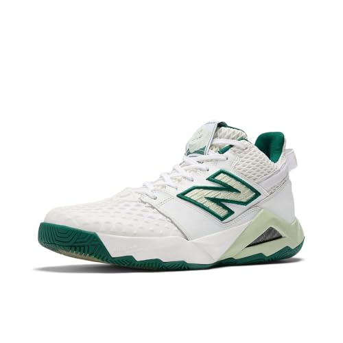 New Balance Women's Coco CG2 Tennis Shoe, White/Marsh Green, 12 M