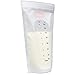 Unimom 50 Breastmilk Storage Bags - 8oz – Double Zip-Top Leak Proof Closure - Self Standing, BPA Free, Pre Sterilized - Graduated Measurement Markings – Easy Tear for Pouring