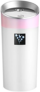 Ultrasonic Cool Mist Humidifier (Multi Use for Car Travel Office Desk Desktop Small Bedroom) USB Portable Mini Humidifier/ Air Purifier for Baby Room (Pink)