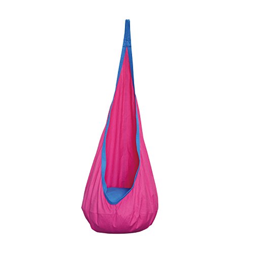 Best Sunshine Child Hanging Chair Swing, Hammock Tent chair for kids, Kids Hammock pod Chair, cotton, Comfortable and durable, Suitable for kid, indoor/outdoor, All Accessories Included (pink)