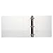 Samsill 3 Inch 3 Ring Binders, Made in USA, Economy Round Ring, Clear View Cover, 550 Sheet Capacity - for School, Home, Office - White, 12 Pack