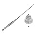ROSENICE Candle Snuffer Stainless Steel Long (Silver)