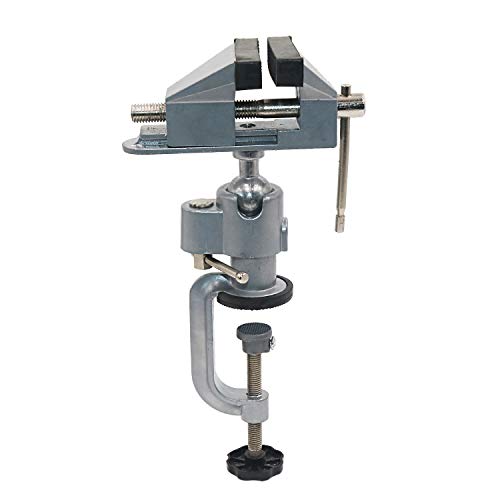Tanjin Bench Vise 360 Degree Aluminum body Rotating Work Table Vise Jewelry Universal Clamp Fixed Tool