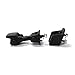Black Hood Latch Rubber Catch Release Kit Fits 2007-2016 Jeep Wrangler TJ Includes Both Hood Catches G014JP