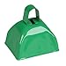 Green Metal Cowbell Noisemakers Set - School Cowbells 12 Pack - Play Kreative