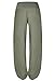 BAISHENGGT Women's Button Deco Harem Pants with Side Pockets