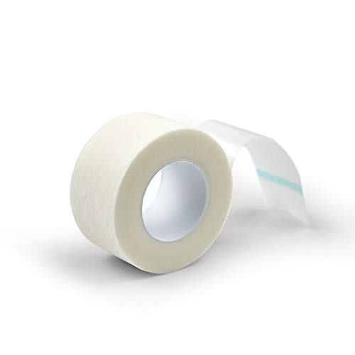 12 Bulk Pack Microporous Medical Tape Adhesive Bandage, 1 Inch Length x 10 Yards Hypoallergenic Self Adhesive Rolls, Flexible Stretch Breathable Dressing Used For Post-Surgical Incisions Wound Care. - Thumbnail 5