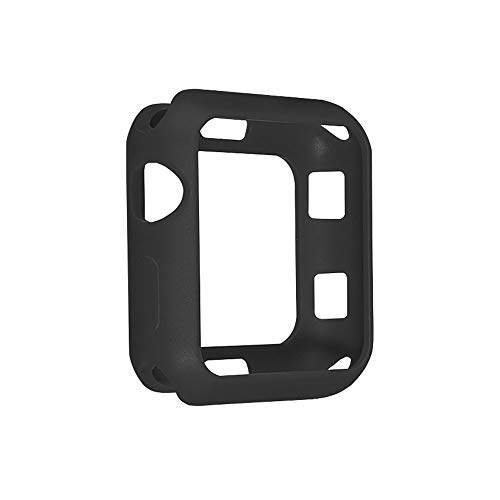 Watch Cases for Apple Watch Series 4 40mm/44mm Full Screen Protector Ultra-thin Plating TPU (44mm, black)