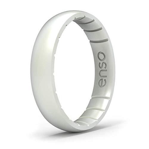 Enso Rings Thin Elements Silicone Ring Infused with