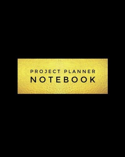Project Planner Notebook: Black Organizer For Your Projects Or Meetings, Our Book Includes: Attendees List, Action Items, Notes, Follow Up, & To Do List | 8”x10” Large Softback Journal