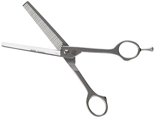 Mars Professional Stainless Steel Grooming Shears, 46 Tooth Blender, Thinning Scissors